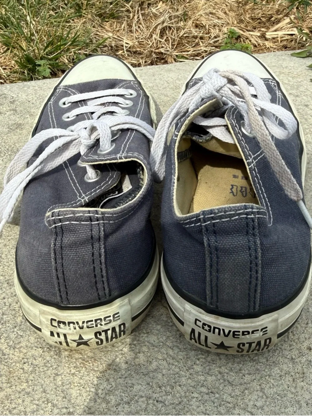 Converse All Star Low Top Sneakers Dark Gray Men's 5 Women’s 7 Unisex - Picture 5 of 9